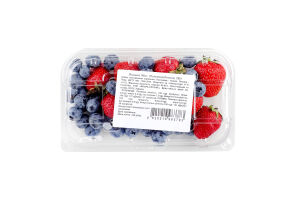 Микс ягодный Клубника-голубика Flora лоток 250г