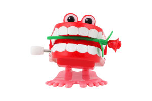 Іграшка заводна Щелепа з трояндою