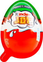 Шарики вафельные покрытые какао с молочным кремом внутри в молочной пасте и игрушкой Kinder Joy п/у 20г