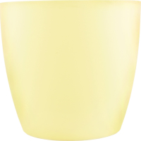 Горщик квіт. Don-Plast AGA MAT 18 см жовтий DA 18 MAT И286 (Польща)