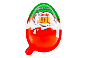 Кульки вафельні покриті какао з молочним кремом всередині у молочній пасті та іграшкою Kinder Joy п/у 20г