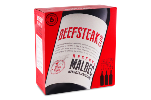 Вино 2.25л 12.5% красное сухое Beef&Liberty Beefsteak Club к/у