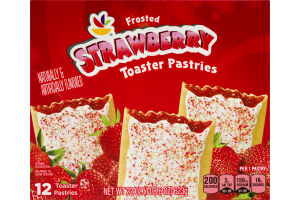 Ahold Frosted Toaster Pastries Strawberry - 12 CT
