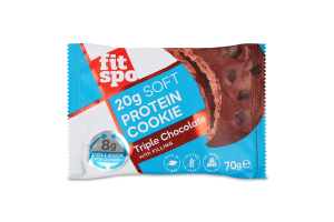 Печиво FitSpo протеїнове потрійний шоколад