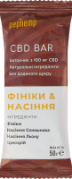 Батончик Финики&Семечки CBD Pephemp м/у 50г