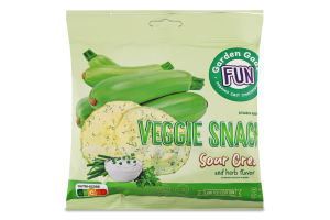 Кабачки сушені з смаком сметани та зелені 25г Garden Gadz