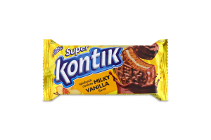 Печенье-сэндвич ванильный молочный вкус Super Kontik м/у 90г