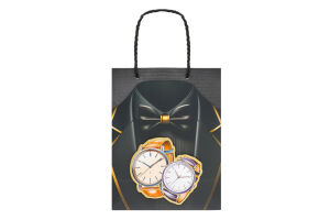 Пакет подарунковий для чоловіків 23.5х19.5х8см №1330/2065 Greenwich Product Co. Limited 1шт