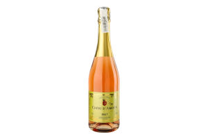 Вино игристое 0.75л 11% розове брют Cheri d'Amour бут