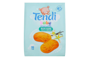 Печиво дитяче Tendi Baby ванільне від 6місяців 90г Lagoda
