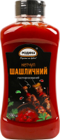 Кетчуп пастеризований Шашличний Родина п/пл 550г