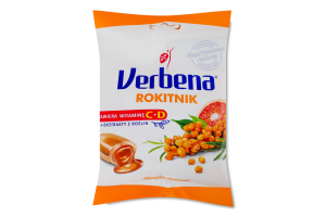 Цукерки м'які з обліпихи з вітамінами Verbena м/у 60г