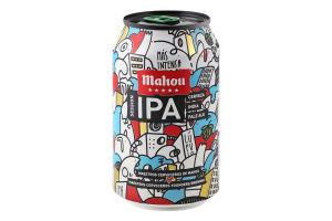Пиво 330мл 4.5% світле фільтроване пастеризоване Session IPA Mahou з/б
