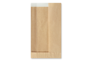 Пакет бумажній с окном 260*140*60