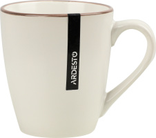 Чашка Asti 360мл біла кераміка Ardesto