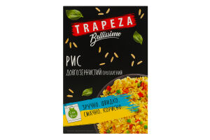 Рис длиннозернистый пропаренный Bellissimo Trapeza к/у 5х80г