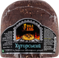 Хлеб половинка в нарезке подовый Хуторской Riga Хліб м/у 300г