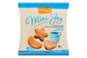 Печиво цукрове з ароматом пряженого молока Mini joy Київхліб м/у 180г