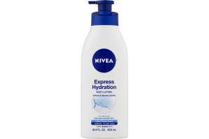 Nivea Express Hydration Body Lotion Lotus Flower Scent Normal to Dry Skin