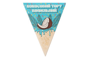 Торт вафельний кокосовий 60г Milfey