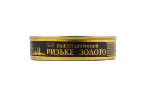Паштет шпротний Рижское золото з/б 160г