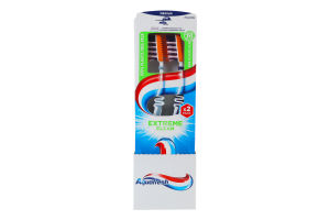 Щетка зубная Medium Extreme clean Aquafresh 2шт