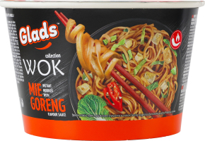 Локшина швидкого приготування з соусом Мі горенг Wok Glads ст 95г