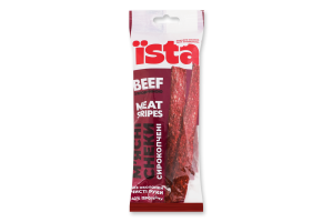 Снеки м'ясні з яловичиною Beef Meat stripes Їsta с/к м/у 60г