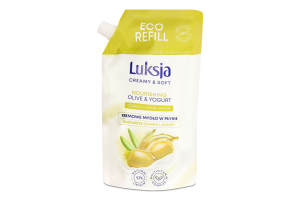 Мыло жидкое для рук с питательным эффектом Olive&Yogurt Luksja 400мл