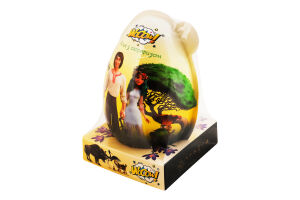 Яйце пластикове для дівчинки та хлопчика з цукерками та сюрпризом Лісова пісня Мавка Wooow м/у 60г