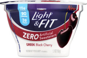 Dannon Light & Fit Greek Yogurt Black Cherry