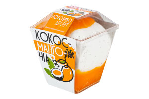 Десерт замороженный на кокосовых сливках с наполнителем Кокос-манго-чиа Ласунка к/у 150г