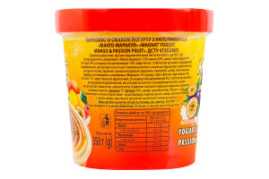 Морозиво зі смаком йогурту Манго-маракуя Magnat ст 350г