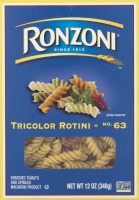 Ronzoni No. 63 Tricolor Rotini