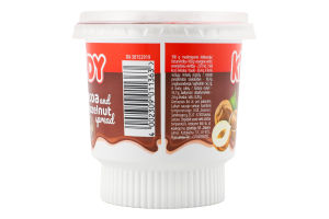 Какао-крем з лісовими горіхами Cocoa&Hazelnut Kiddy ст 400г