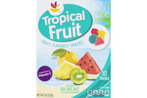Ahold Tropical Fruit Snacks - 10 CT