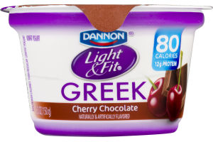 Dannon Light & Fit Greek Nonfat Yogurt Cherry Chocolate