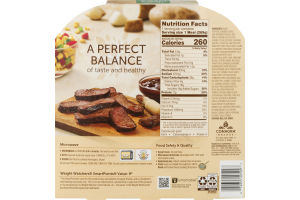 Healthy Choice Cafe Steamers Barbecue Seasoned Steak with Red Potatoes