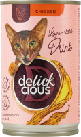 Корм додатковий для котів Напій з куркою Delickcious з/б 140г