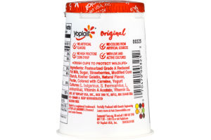 Yoplait Original Low Fat Yogurt Strawberry Cheesecake