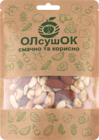 Мікс горіхів фундука, мигдалю, кеш'ю, арахісу ОлСушОк д/п 100г