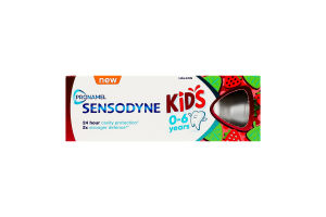 Паста зубная для детей 0-6лет с фтором Детская Pronamel Sensodyne 50мл