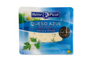 Сир 50% з блакитною пліснявою з овечого та коров'ячого молока Reny Picot лоток 100г