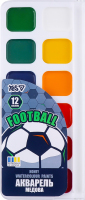 Фарби акварельні Yes! Football медові 12кол