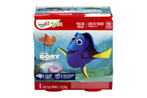 Yoplait Trix Low Fat Yogurt Wild Berry & Cotton Candy - 8 CT