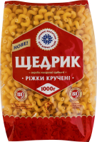 Вироби макаронні трубчасті група В клас екстра Ріжки кручені Щедрик м/у 1кг