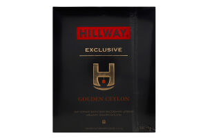 Чай чорний байховий дрібний Golden Ceylon Exclusive Hillway в/с к/у 100х2г