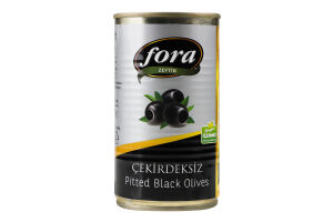 Оливки Fora чорні без кісточки 150г (Туреччина)