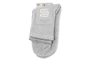 Шкарпетки жіночі махровий слід з високою резинкою класичні р.23-25 Premier Socks