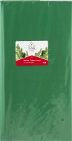 Smart Living Holiday Plastic Table Cover Festive Green 54" x 108"